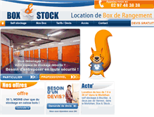 Tablet Screenshot of boxandstock.com